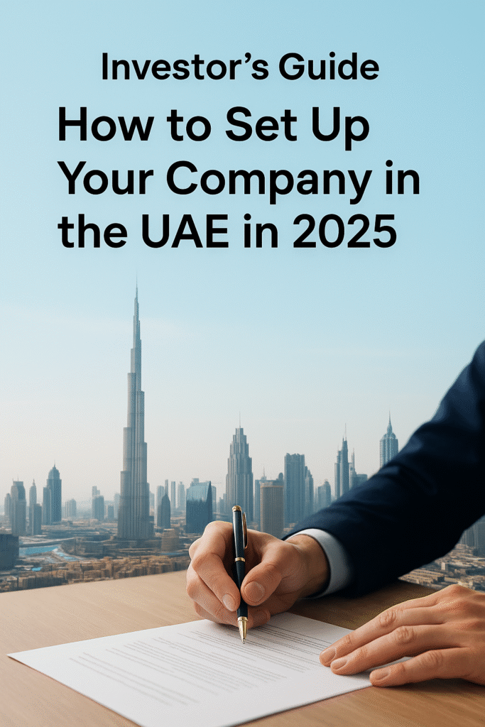 Investor’s Guide: How to Set Up Your Company in the UAE in 2025